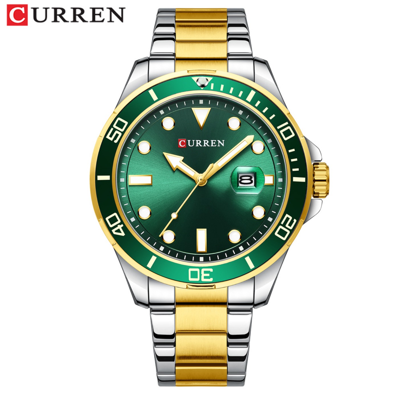 Luxury Watch Green - CURREN Nuova Serie Green Water Ghost,