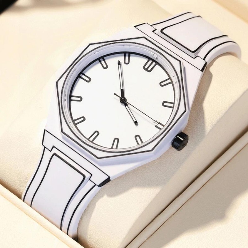 Luxury Watch White - Nuovi Orologi al Quarzo alla Moda