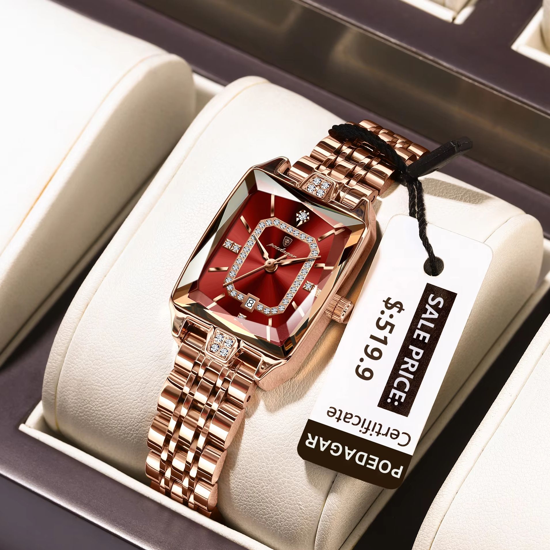 Luxury Watch For Girls - POEDAGAR Orologio da polso da donna