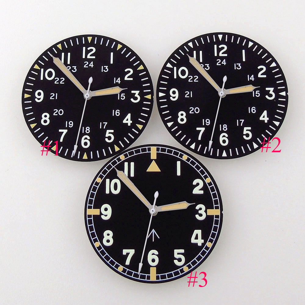 Luxury Watch Face - Quadrante nero da 33,5 mm adatto