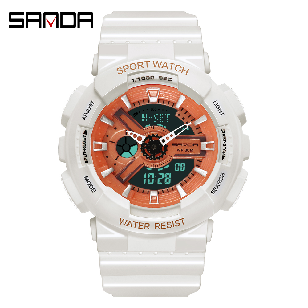 Fashion Sanda Top Brand Sport  - Luxury Watch White recensione e prezzo