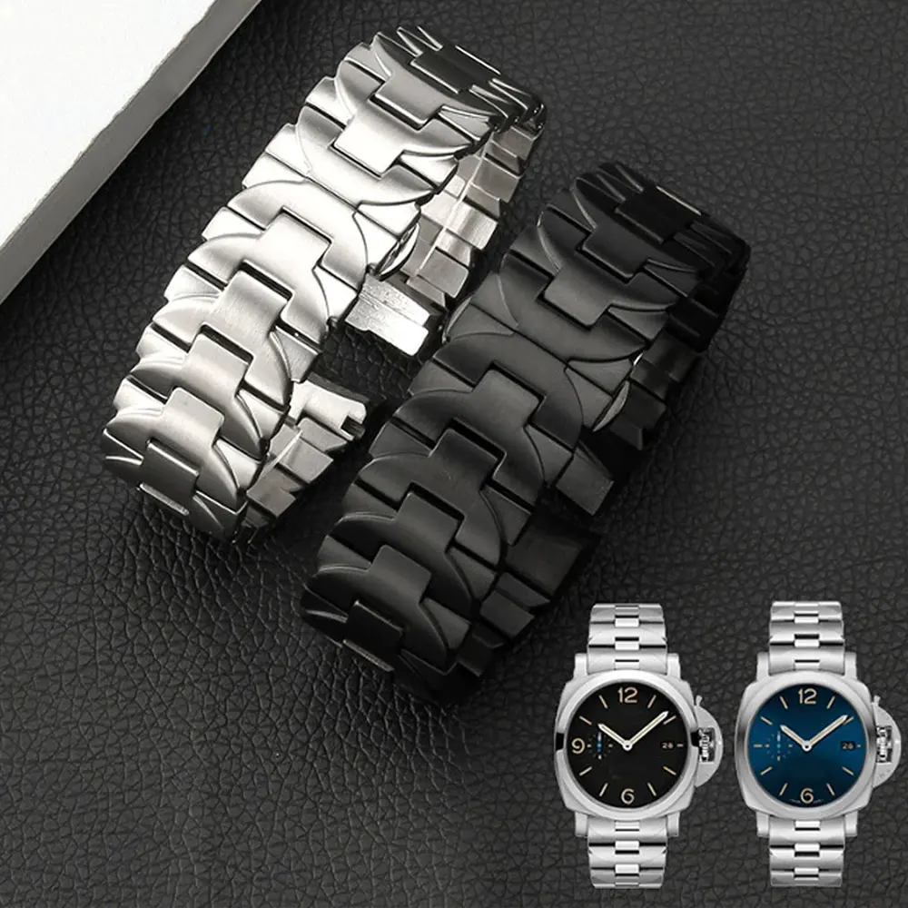 22mm 24mm Bracciale in acciaio - Luxury Watch Panerai recensione e prezzo