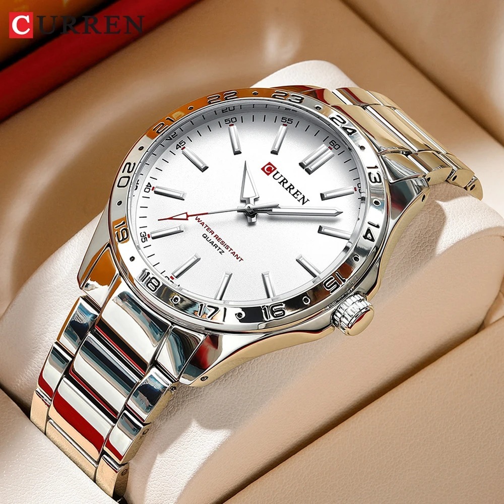 CURREN 8452 Orologio da Polso  - Luxury Watch White recensione e prezzo