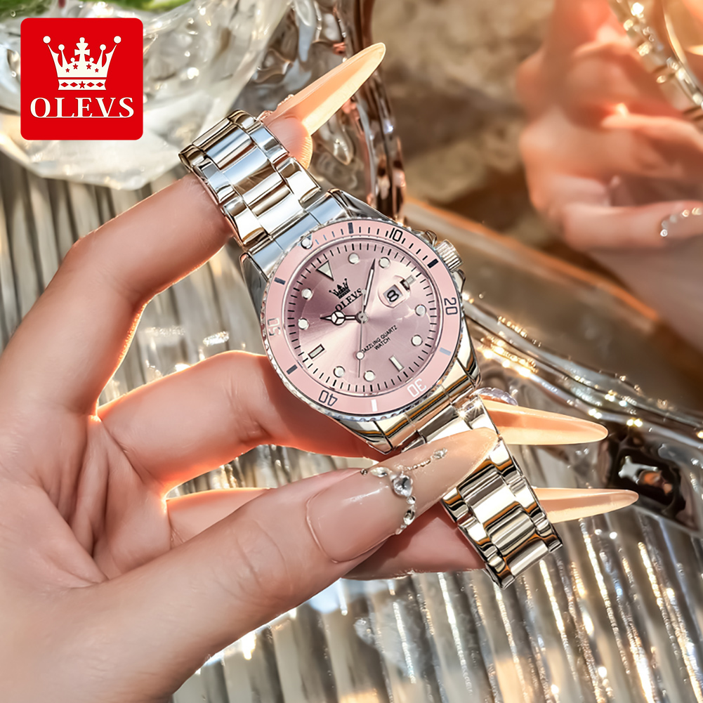 OLEVS Orologi da donna di luss - Luxury Watch Green recensione e prezzo