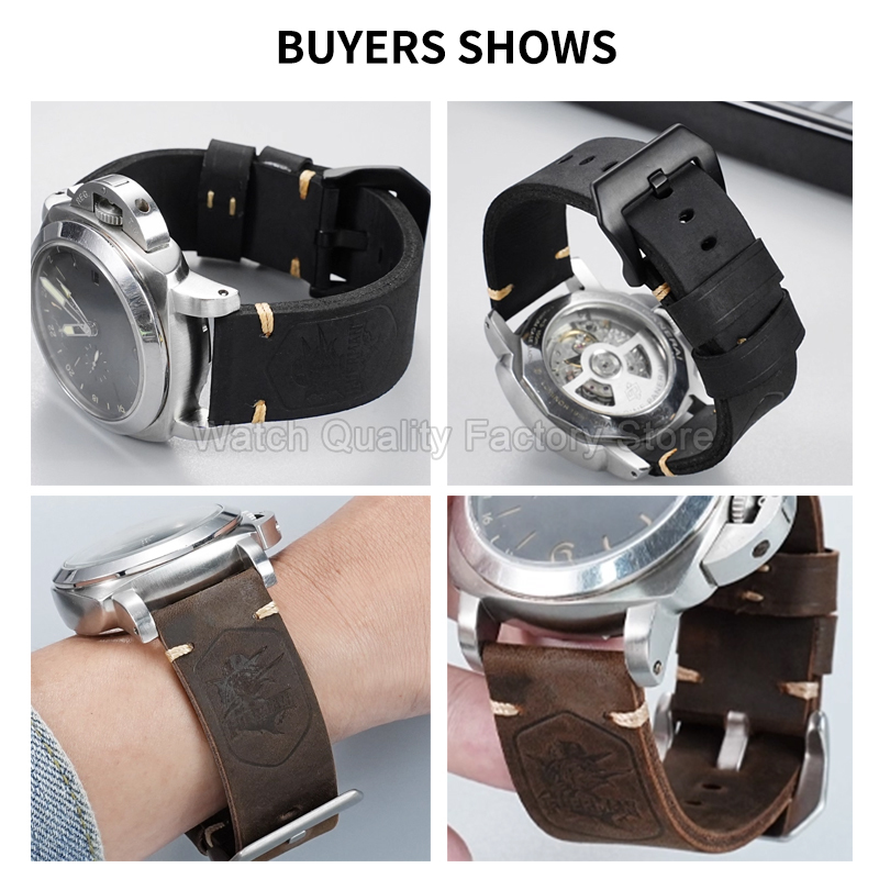 Nero Marrone 20 22 24 26mm Cin - Luxury Watch Panerai recensione e prezzo
