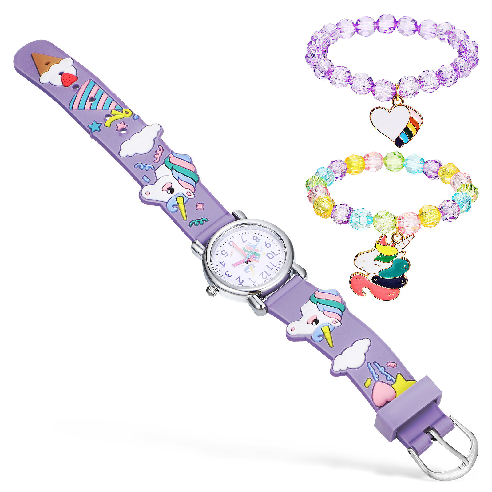 1 Set Orologio Unicorno con Br - Luxury Watch White recensione e prezzo