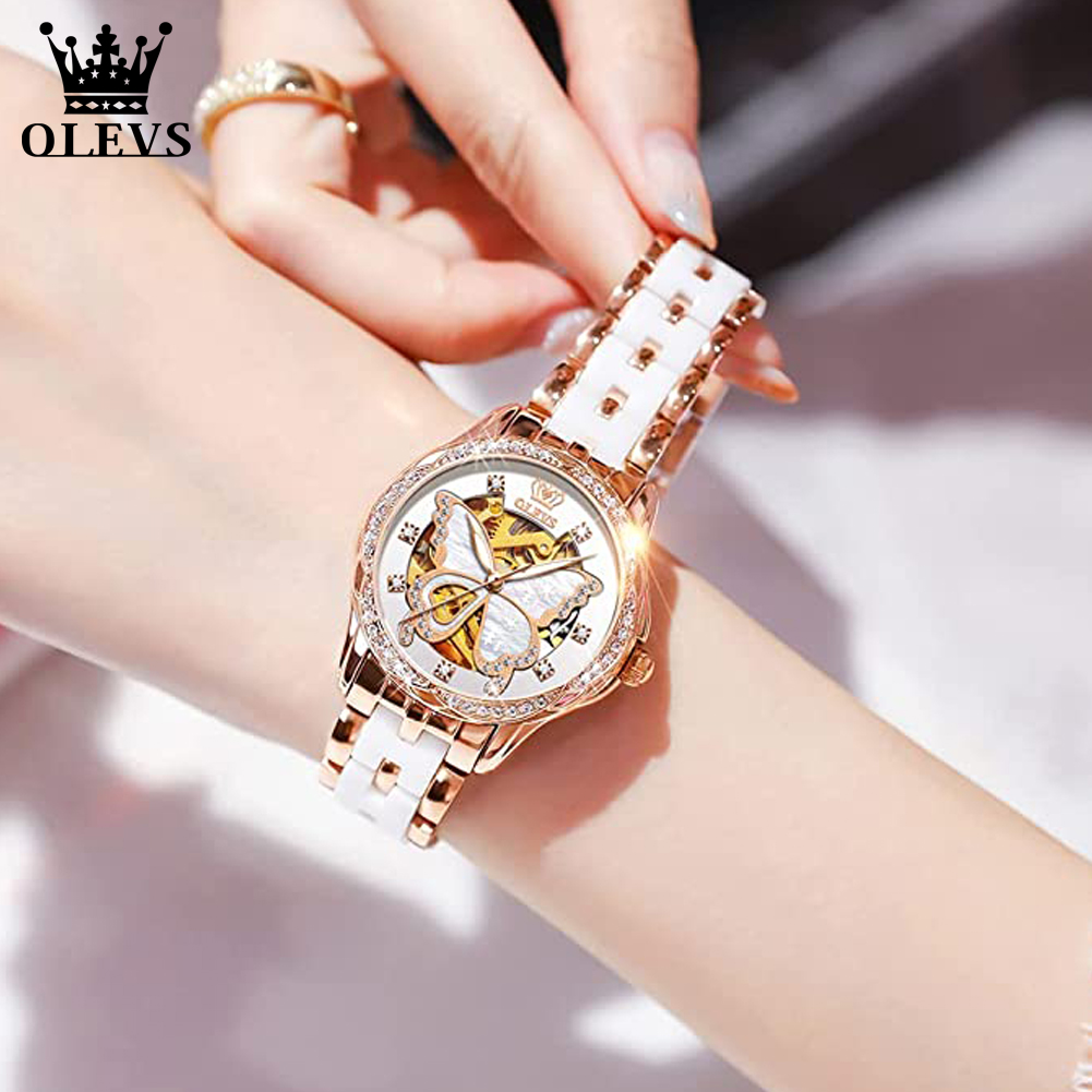 OLEVS orologi automatici da do - Luxury Watch White recensione e prezzo